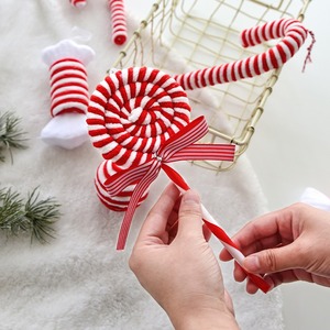 <span class=keywords><strong>Navidad</strong></span> gran franela suave sensación caramelo bastón bola decoración árbol <span class=keywords><strong>de</strong></span> <span class=keywords><strong>Navidad</strong></span> adornos colgantes-decoración perfecta para fiesta <span class=keywords><strong>de</strong></span> vacaciones - Product Image 5