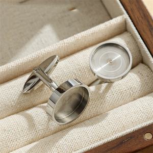 Di Yiwu Aceon <span class=keywords><strong>In</strong></span> <span class=keywords><strong>Acciaio</strong></span> Inox Personalizzato Unico Gioielli FAI DA TE di Base <span class=keywords><strong>Gemelli</strong></span> Formato Differente Lunetta Collegamento di Polsino - Product Image 4