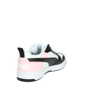 Sneakers da uomo alla moda corte 393833 scarpe da passeggio traspiranti a bassa altezza in bianco/nero/rosa con fodera in rete - Product Image 3