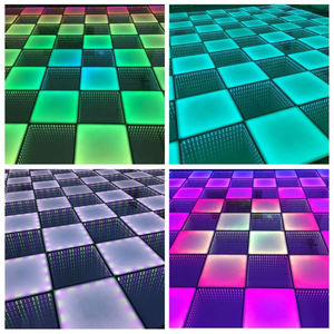 Panel de Iluminación para Escenario con Efecto Espejo Mágico 3D de Túnel Abisal Profundo, Lámpara de Ladrillo Cuadrado, Luz de Presión para Escenario - Product Image 2