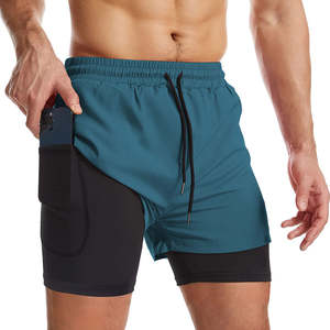 Custom Logo Workout Running <b>Shorts</b> <b>Lightweight</b> Training Yoga Quick Dry <b>Mens</b> Athletic <b>Shorts</b> With Pockets - Product Image 1