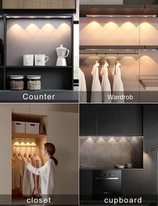 Cat Eye sans fil sous l'armoire éclairage détecteur de mouvement intérieur placard lumières sous comptoir lumières pour cuisine garde-robe - Product Image 6