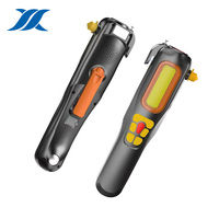 Nouvelle lampe de travail LED 3-en-1 avec radio, manivelle, marteau de sécurité et lampe torche rechargeable pour camion