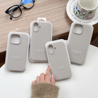 Coque de téléphone couleur unie en Silicone liquide pour iPhone 16 Pro max 16 Plus 16 Pro 15 14 13 12 11
