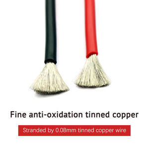 Cable de batería de calibre 8 Cable de soldadura de 8 AWG Aislamiento de goma para generador solar marino automático Cable de cobre OFC estándar de EE. UU. - Product Image 2