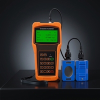 Débitmètre ultrasonique numérique portable à pince pour liquides, écran LCD, sortie impulsionnelle RS485 MODBUS, personnalisable OEM