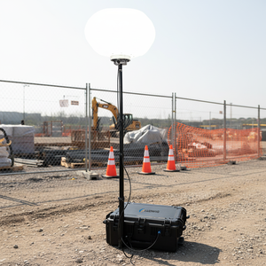 LUDWIG 2M 120W <span class=keywords><strong>Tour</strong></span> de lumière de secours mobile à LED rechargeable avec alimentation CC IP65 - Product Image 1