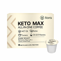 Café instantané amincissant Keto Max de marque privée OEM chinoise, poudre de café arabe pour la perte de poids et la combustion des graisses pour adultes