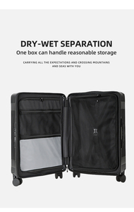 Valise <span class=keywords><strong>à</strong></span> roulettes TSA légère et durable <span class=keywords><strong>à</strong></span> ouverture frontale, 20 pouces, <span class=keywords><strong>en</strong></span> PC, unisexe, pour cabine, nouveau modèle, vente <span class=keywords><strong>en</strong></span> gros - Product Image 4