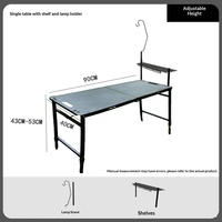 Table de camping pliante rectangulaire de conception tactique pour l'extérieur avec des fonctionnalités multifonctionnelles, portable