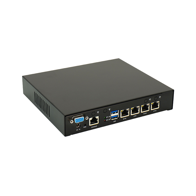 Mini Firewall Router with 4Ports J1900 Pfsense Mini Pc Dual Lan J1900 4Lans Gateway Firewall Network Device