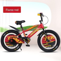 Vélo de montagne pour enfants et jeunes, pour garçons et filles, à une vitesse, cadre en acier haute teneur en carbone, roues de 18/20/22 pouces, roues d'apprentissage
