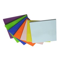 Plaque en PMMA durable et colorée, feuille acrylique à surface givrée pour la signalisation publicitaire, les projets de décoration