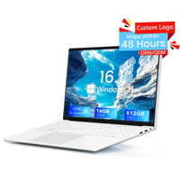 Vente en gros d'usine, nouveau PC portable professionnel OEM 16,1 pouces, Intel Core i7 Quad Core 1,2 GHz, Windows 11, 16 Go de RAM, 512 Go de SSD, écran IPS, anglais