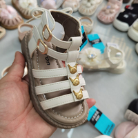 C1643 Chaussures d'été pour enfants, jolies sandales tendance pour bébés, sandales décontractées à semelle souple pour garçons et filles