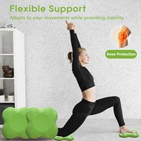 Coussin de protection pour les coudes et les genoux en PU pour Pilates et Yoga, 20*20*2cm