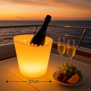 Xách tay <span class=keywords><strong>17L</strong></span> LED thay đổi màu sắc Ice <span class=keywords><strong>Bucket</strong></span> điều khiển từ xa bia Wine Party Nhựa Cổ Điển PE Cocktail KTV bar trang trí nội thất - Product Image 4