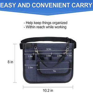 <span class=keywords><strong>Borsa</strong></span> da Cintura per <span class=keywords><strong>Infermieri</strong></span> con Design OEM, Organizzatore per Forniture Infermieristiche con Logo, Marsupio Porta Stetoscopio in Nylon Resistente - Product Image 3