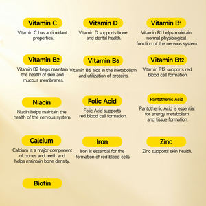 مصنع أكورن تسمية خاصة مكملات الفيتامينات أقراص معدنية متعددة الفيتامينات/كبسولات الفيتامينات للنساء والرجال - Product Image 3
