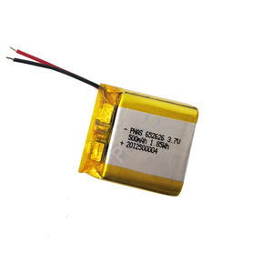 사용자 정의 치수 파우치 웨어러블 리튬 이온 배터리 3.7V-500mAh 전압 변형 532626 542624 602826 602931 702931 - Product Image 6