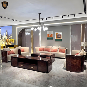 <strong>Italy</strong> Style Modern Three-Seater TV Sectional Sofa Set Latest Minimalist Design Genuine <strong>Leather</strong> for Home Hotel Living Room - Product Image 1