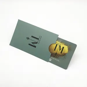 Plastic promotion gift card with paper card holder