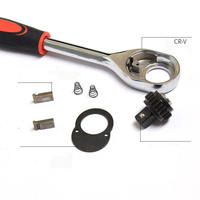 Jeu de clés à cliquet rapides, outils à main complets pour la réparation automobile et l'usage domestique, garantie 1 an, emballage en boîte et étui