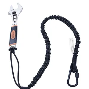 Custom logo Retractable Tool Lanyard Supplier Tool Lanyard For Tool Working At Height End Tough Tether Construction