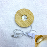 Boule de cristal LED colorée moderne de 6 cm, 7 cm, 8 cm, 10 cm, blanc chaud, RGB, gravée à la main, tendance mode, avec base lumineuse pour mariage