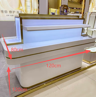 Étagères à parfums en bois, mobilier de magasin de cosmétiques, vitrine d'exposition, présentoirs, vitrine LED pour soins de la peau et cosmétiques