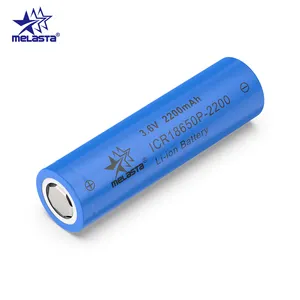 Melasta lithium 3.7v 2200mah Li-ion ricaricabile ICR18650 batteria agli ioni di litio per biciclette elettriche/scooter