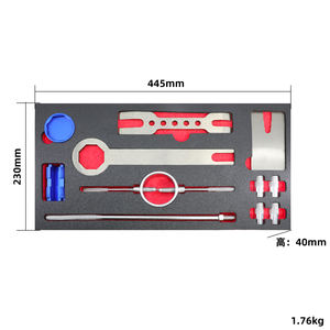 Bouchon de fourche clé <span class=keywords><strong>à</strong></span> <span class=keywords><strong>douille</strong></span> Showa amortisseur chambre <span class=keywords><strong>à</strong></span> air réparation capuchon de fourche installation et ensemble d'outils de retrait - Product Image 2