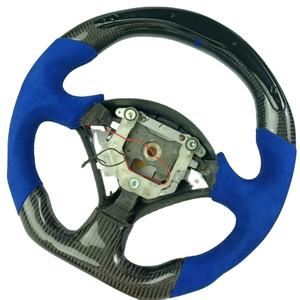 Volante Deportivo de Cuero Negro Perforado de Alta Calidad con Fibra de Carbono para <span class=keywords><strong>Honda</strong></span> S2000 2004-2012, Accesorios para Automóviles - Product Image 2