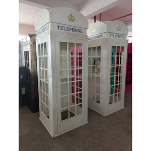 Cabina telefonica bianca liscia con l'audio Guestbook del telefono di Londra di nozze della cabina telefonica per la decorazione di <span class=keywords><strong>eventi</strong></span> nuziali - Product Image 6