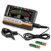 Professional Mini Rechargeable 3-in-1 Digital Metronome Tone Generator Tuners for Guitar, Bass, Violin, Ukulele, Chromatic