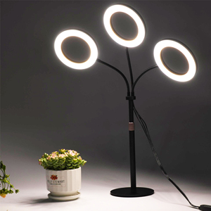 Timer Function Dimmable Plant Fill Light 4 Heads Small LED Grow Light Succulents and Green Plant Indoor LED Fill Light for <b>Shelf</b> - Product Image 4