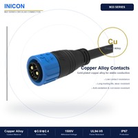 Conector Impermeable IP67 para Exteriores con Bloqueo Confiable Antidesprendimiento y Resistencia a Vibraciones M23 para Vehículos Eléctricos LED