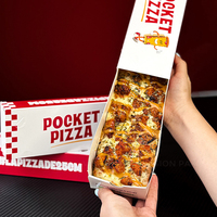Vente en gros de barquettes à hot-dogs en carton personnalisées à bas prix, boîtes à pizza, emballages