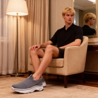 Cacatu Chaussures de sport de course pour hommes et femmes, avec doublure en maille et semelle intermédiaire en PU, toutes saisons, pour la course sur piste, la randonnée, le trekking et le backpacking