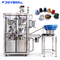 Machine automatique rotative de remplissage et de scellage de capsules de café pour dosettes K-Cup et Nespresso, équipement commercial de remplissage et de scellage de poudre