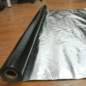 Sliver Metalized PET Film atau Aluminium Foil Dilapisi Kain Tenun untuk Kemasan