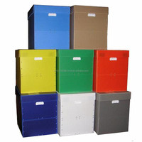Boîte en plastique ondulé pliable et ondulé, boîte en polyacrylast, plaques en plastique creuses