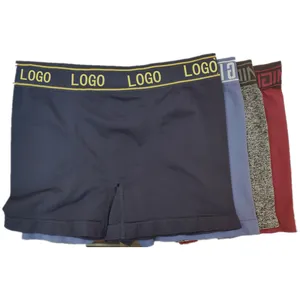 Manufacturers oem seamless men brand design nylon customized Men's Boxers Briefs underwear for customer's need