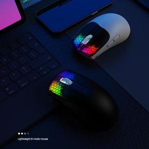 Ratón inalámbrico para juegos X5RGB Con 3 modos BT/2,4 Ghz/USB-C Sensor óptico Batería recargable Ratones RGB para <span class=keywords><strong>PC</strong></span> Tablet Escritorio - Product Image 3
