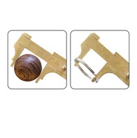 Échelle en laiton antique règle de mesure Mini 60mm 80mm 100mm pied à coulisse outil de fabrication de bijoux pour collier Bracelet bague création