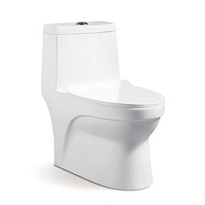Buena calidad wc moderno colisión de cerámica siphonic occidental inodoro de una pieza - Product Image 1