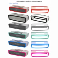 Funda Portátil de Silicona para Altavoz Bose SoundLink Mini 1/2, Protector Anticaídas, Cubierta, Piel, Caja, Bolsa para Altavoces