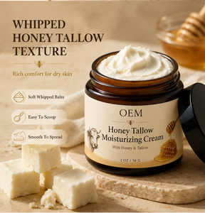 Crème fouettée au suif <span class=keywords><strong>de</strong></span> bœuf nourri à l'herbe, naturelle, ancestrale, traditionnelle, soin <span class=keywords><strong>de</strong></span> <span class=keywords><strong>la</strong></span> peau, réparation profonde <span class=keywords><strong>de</strong></span> <span class=keywords><strong>la</strong></span> barrière cutanée, apaisement des peaux sèches, baume réparateur - Product Image 1