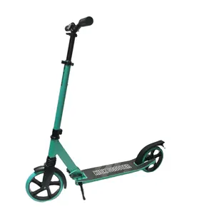 批发2 PU大轮踏板车成人和青少年前悬架踢踏板车200毫米车轮铝脚踏板车