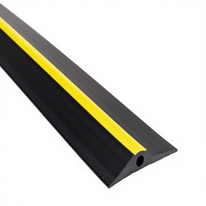 <span class=keywords><strong>Joint</strong></span> de <span class=keywords><strong>porte</strong></span> de <span class=keywords><strong>garage</strong></span> en PVC de qualité commerciale, extra épais, avec bord effilé, noir/jaune/rouge, forme personnalisée - Product Image 1